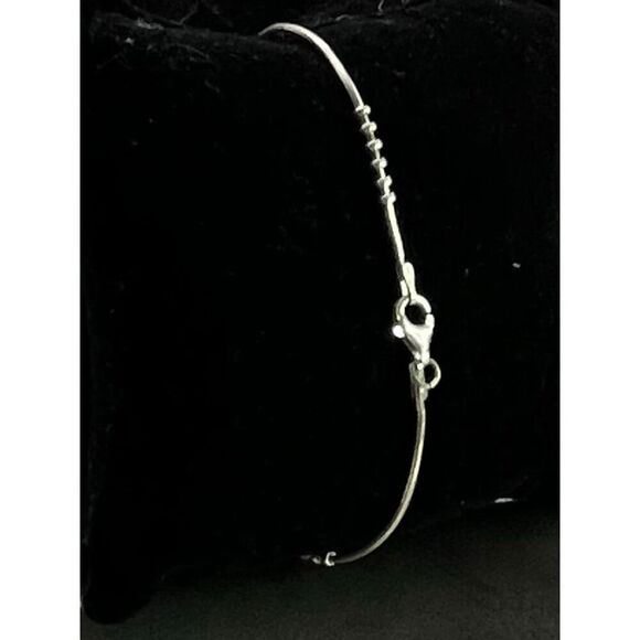 ACL# Sterling 925 Silver 9” Beautiful Anklet - Picture 1 of 7